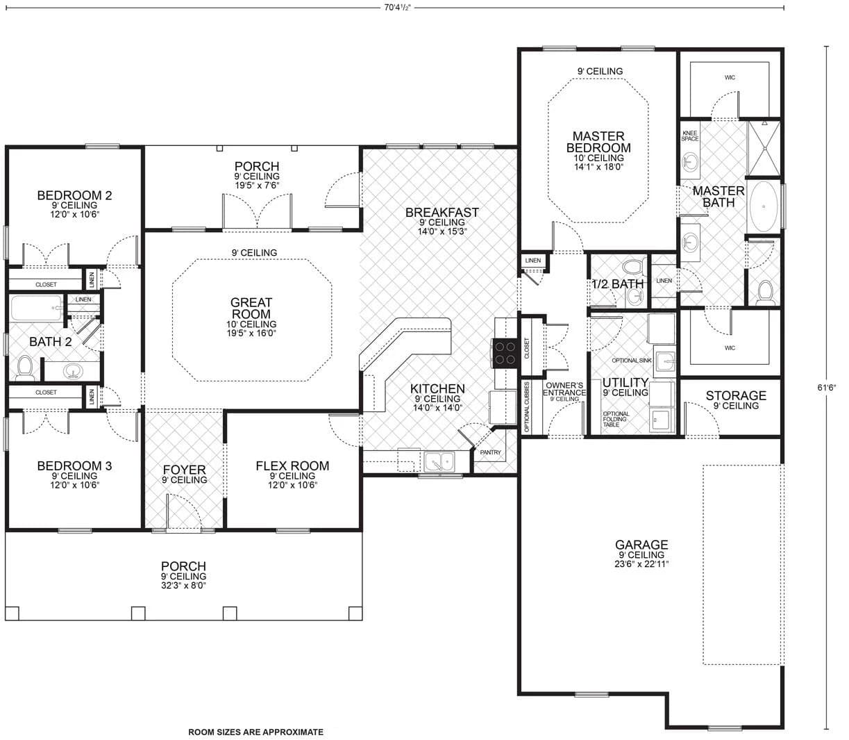 Hillcrest B Floorplan