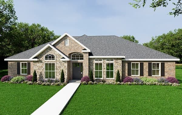 Alexander custom home floor plan
