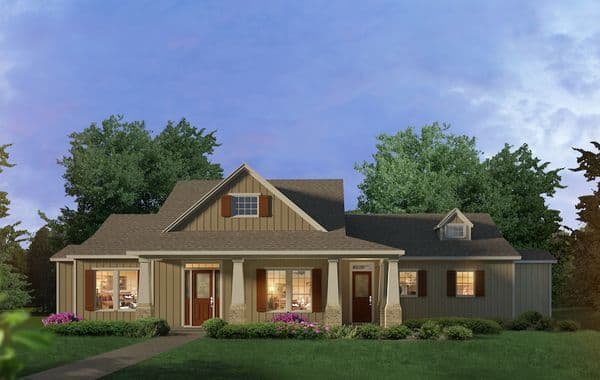 Brazos custom home floor plan