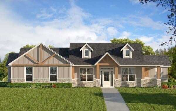 Bronson custom home floor plan
