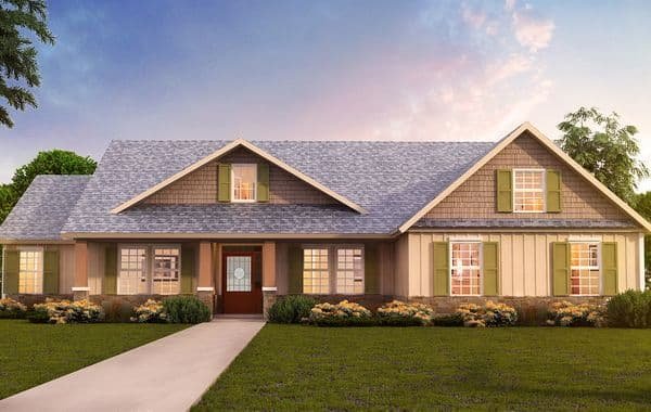 Driftwood C custom home floor plan