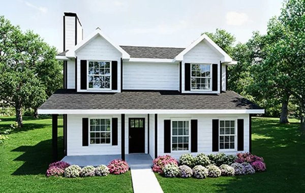 Kingsville custom home floor plan