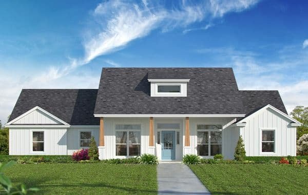 Kendall B custom home elevation - 3 Bed / 2 Bath / 2,033 Sq Ft