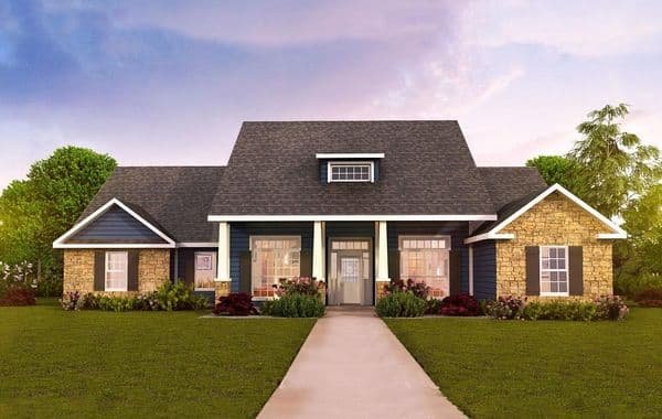 Kendall custom home floor plan