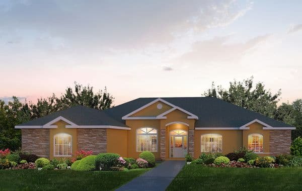 Lockhart B custom home floor plan