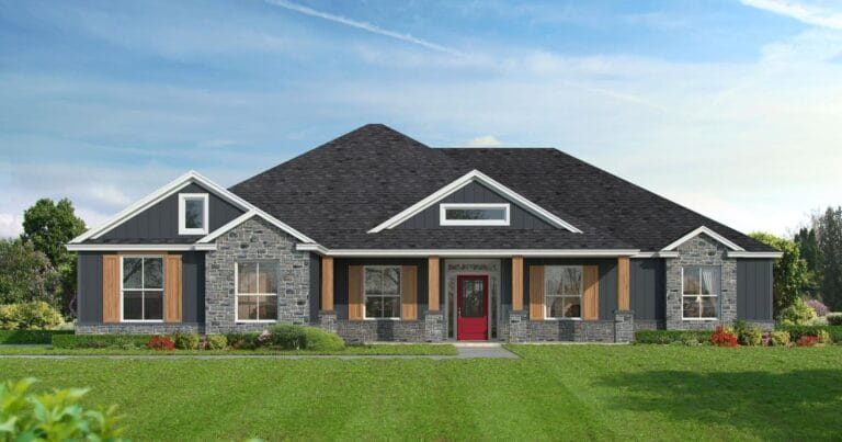 Lockhart C custom home floor plan