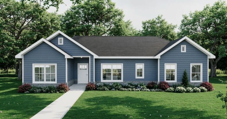 Madison custom home floor plan