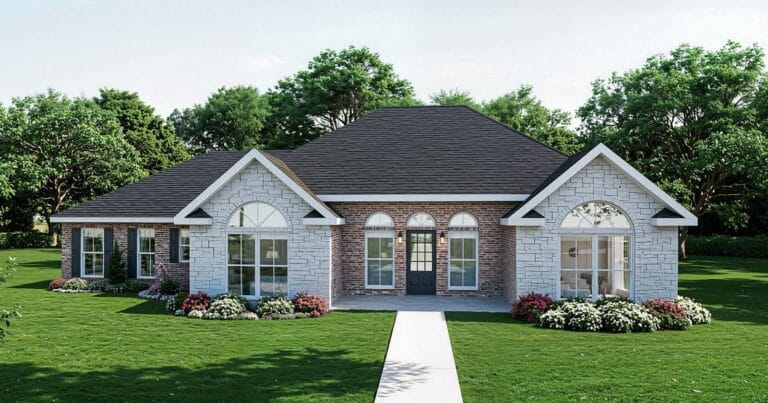 Kenadian custom home floor plan