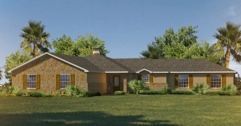 La Espada custom home floor plan