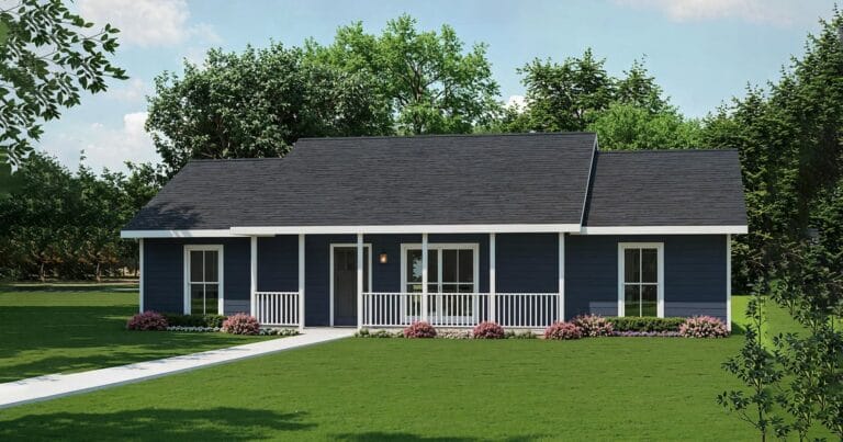 Whitley custom home floor plan